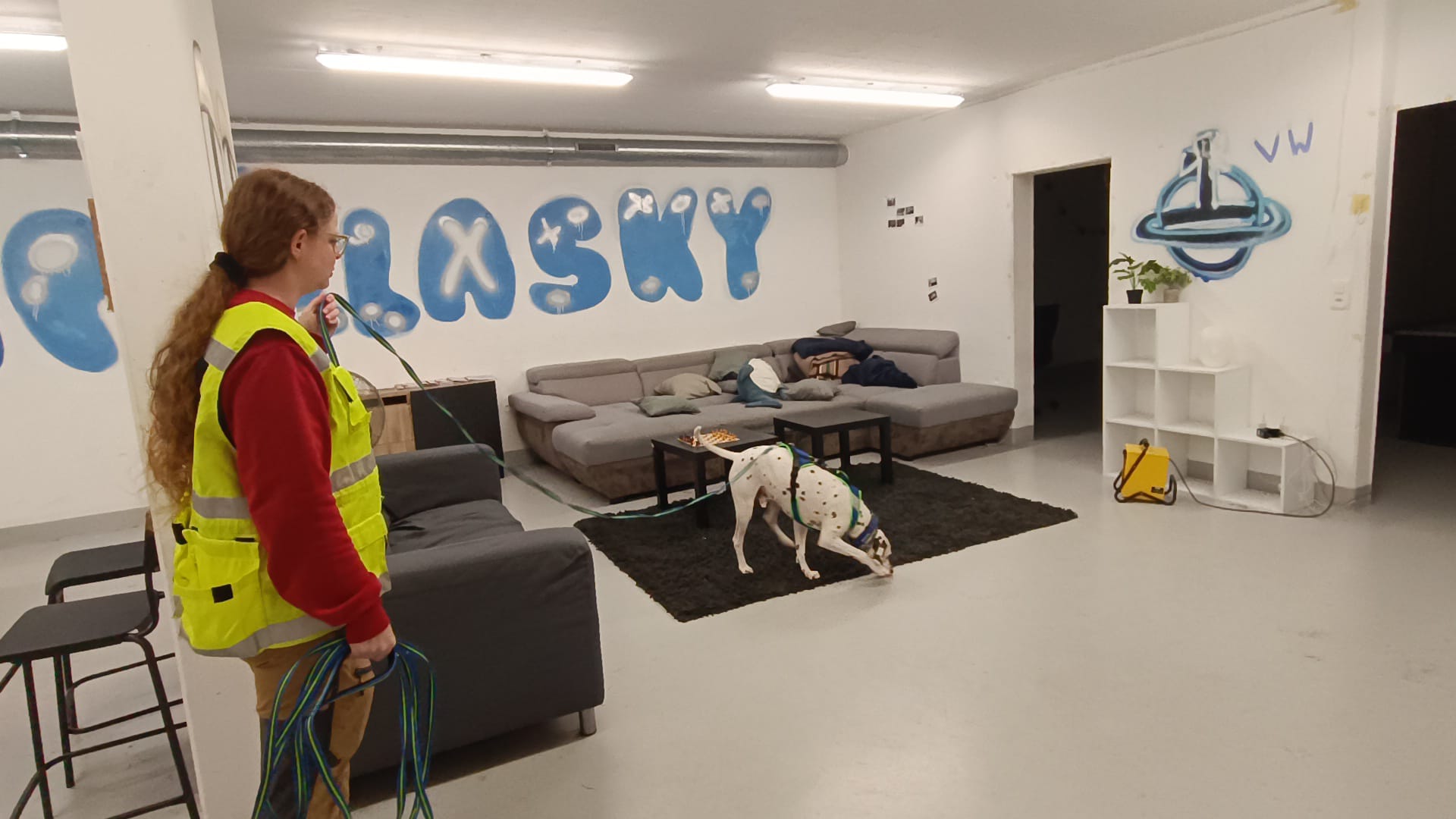 Spezialevent Mantrailing in Zivilschutzanlage